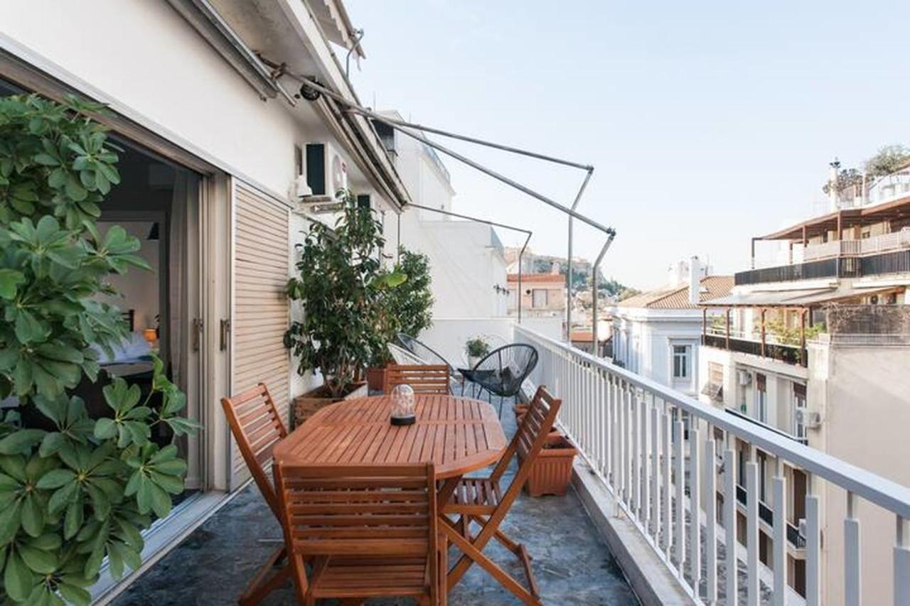 Апартаменты A Masterpiece In Plaka With Big Balcony And Acropolis View Афины Экстерьер фото